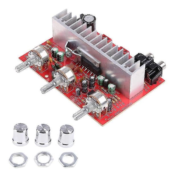 40W Tda7377 Stereo Ljudförstärkar Kort Dubbelkanal Diskant Bas