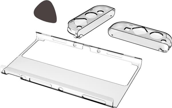 Sopii Nintendo Switch OLED -koteloon Iskunkestävä suojakotelo Läpinäkyvä