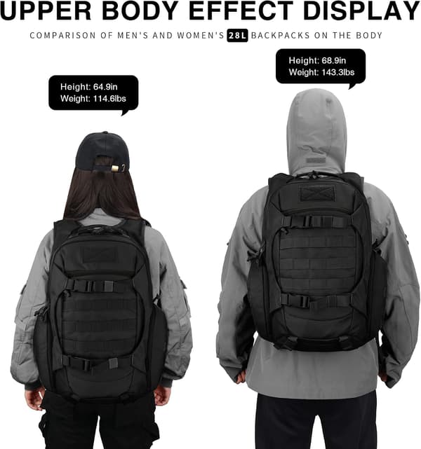28L Backpack Hiking Backpack Small Backpacks Tactical Backpack