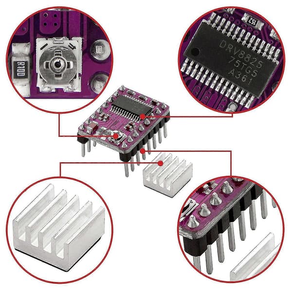 Drv8825 Stepper Motor Driver Module Short Circuit Protection and Overload Protection [db]