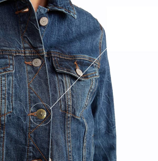 50 stk. jeansknapper 68 17 mm