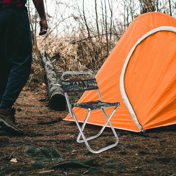 Sammenklappelig stol til camping Bærbar sammenklappelig grillstol