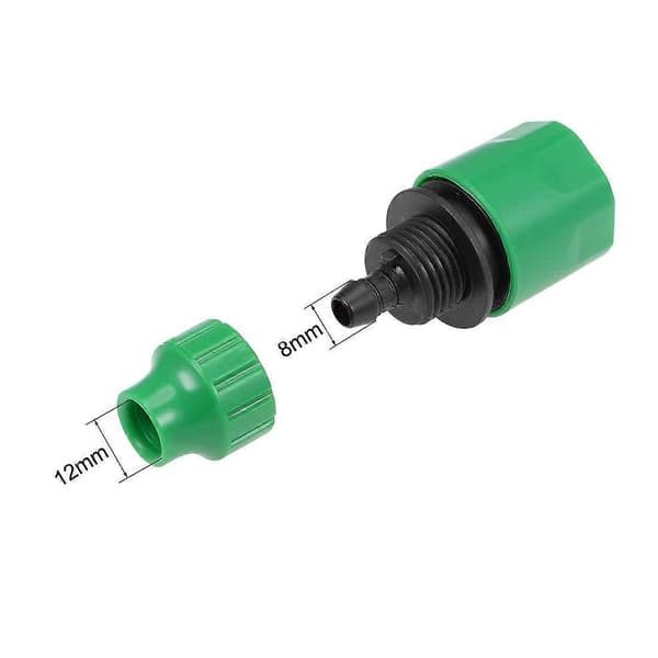 Quick Connect Hose Adapter Coupling 8mm Inner Diameter Hose Pipe for Garden Irrigation System 5pcs [DB]
