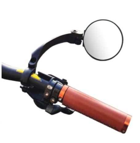 1 par cykelbackspeglar motorcykel elcykel reflektorer cykelbackspeglar utrustade med stora synfältspeglar (runda)