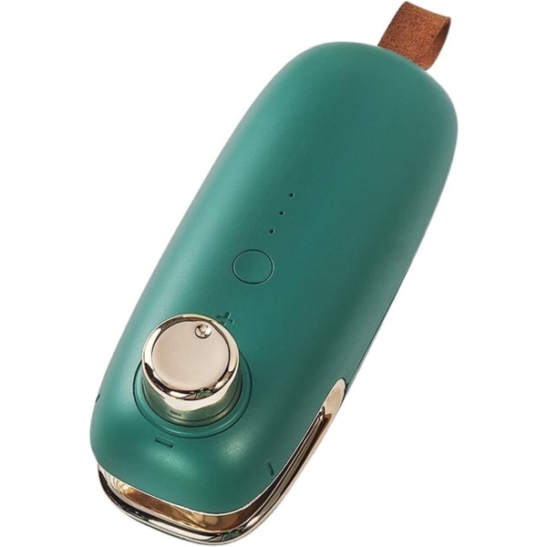 Mini USB Heat Sealer Sealer Case Genopladelig Sealer Snack Vakuumpose (farve: Grøn)