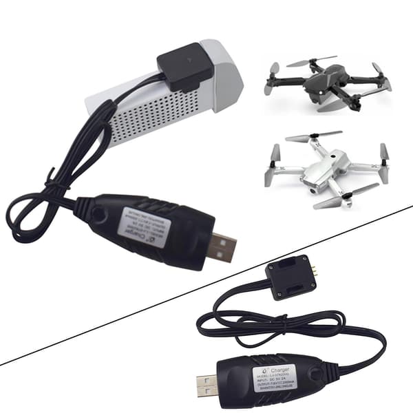 RC Drone USB-laddare Batteriladdningskabel 60cm för X500 X30 Z6 Delar