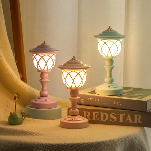 1 stk Mesh Retro Nattlampe Ins Søt Vakker Jente Romantisk Soverom