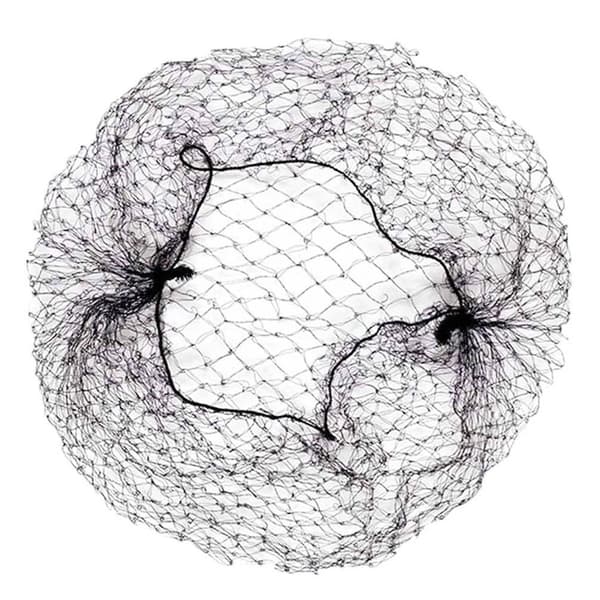 Hårnet til knold, net til balletpiger, hårnet til paryk, 20 stk., 30 cm, sort