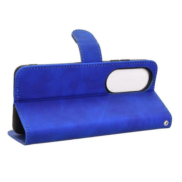 Til Oukitel C38 Etui Hudfølelse PU Læder Pung Telefonetui [DB]