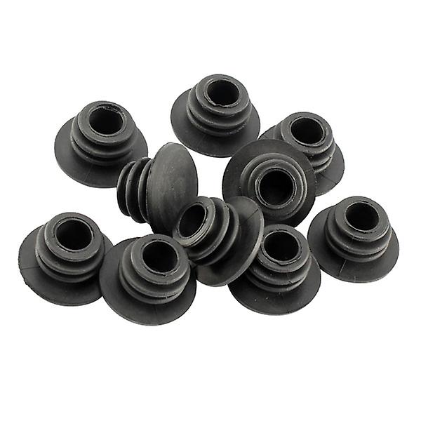 10 kpl Mustat Pyörän Ohjaustangon Päätysuojat Mtb Ohjaustangon Päätytulppa Handlebar Plugs Pyörän Ohjaustangon Päätysuojat Musta10 Black 10pcs