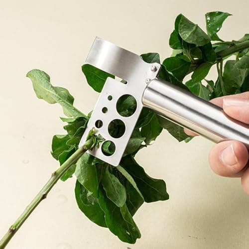 17,8x6 cm Kitchen Tool for Removing Leaves - Hand Ripper Vegetable Peeler Stripper | Vegetable Peeler for Kitchen | Onion C