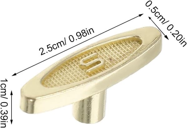 Music Box with High-Precision Production 24 Pcs Winding Keys Alloy T-Handle Replacement Accessories