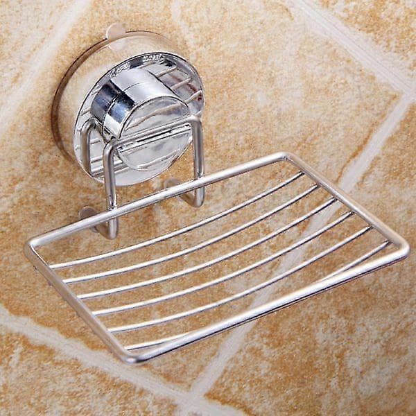 Piece Silver Ultra Strong Suction Cup Shower Soap Dish - Heavy Duty