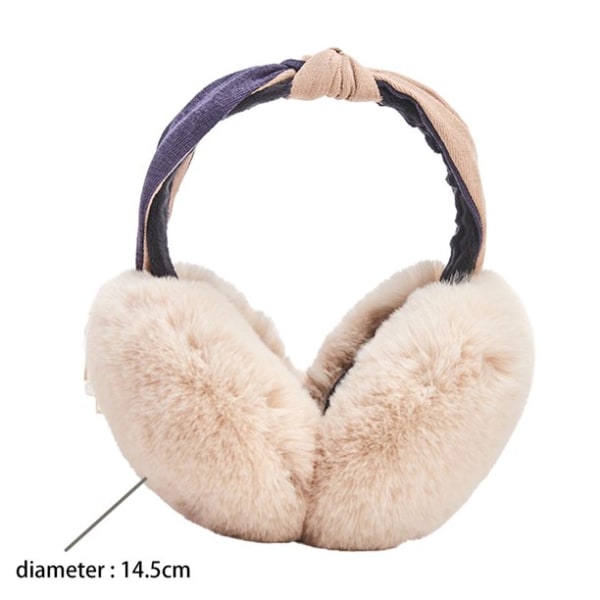 Vintervarme øreklokker Ørebeskytter med hodebånd Komfortabelt lette vintertilbehør øreklokker for utendørs vinter