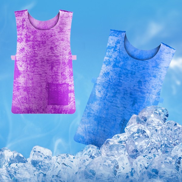 Kølevest til mænd og kvinder, kølig sweater til sommer, varmt vejr, udendørs sport og arbejde