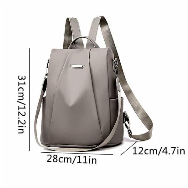 Anti-theft Backpack Waterproof Backpack Shoulder Bag KHAKI - khaki khaki khaki