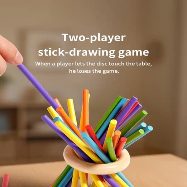 3-in-1 Montessori-puutikkupeli