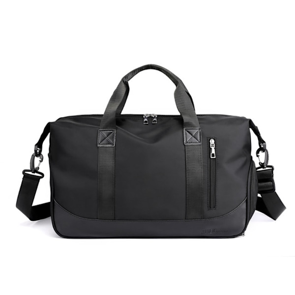 Urheilukassi kenkälokerolla ja märkäosastolla, unisex Black