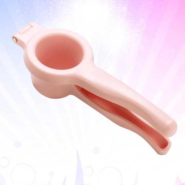 Manual Lemon Squeezer Juicer Pink PP Handheld Fruit Juicer Kitchen Utensil