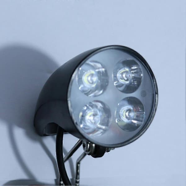 36v 48v Ebike Light Scooter Lamp Electric Bicycle 4 Led Front Headlight Ultra-bright Spotlight