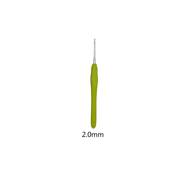 2mm Ergonomiska Sticknålar för Virkning, Virkningsset, Hattar, Kläder, Stickverktyg för Hemmet