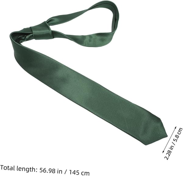 Polyester slips til mænd med god pasform og krølbestandige egenskaber, afslappet brug til julefester, minimalistisk design, moderne stil
