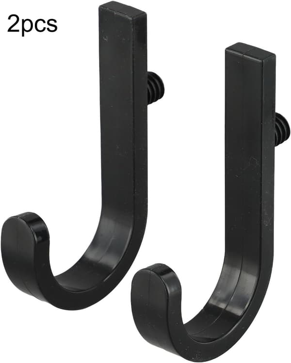 J-Hook for Garden Shed Wall Mounted Storage Tool Accessories for (2 Pcs)