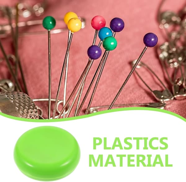 Magnetic Needle Holder Sewing Needle Case Green Compact Sewing Storage Organizer