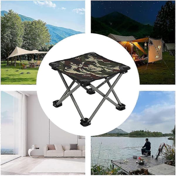 Fällstol, bärbar campingstol, fällpall för camping, kompakt fällstol, grillstol, picknickfällstol, fiskecampingstol,