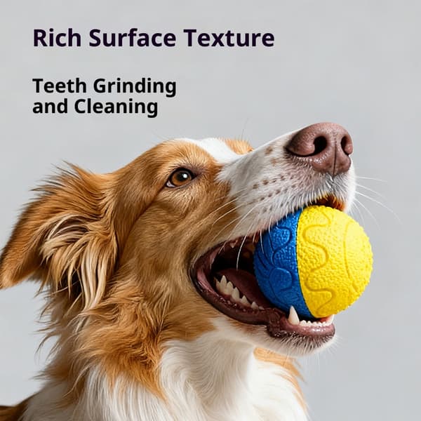 Smart Interactive Dog Ball for Medium/Large Breeds - Self-Moving, Bouncing, IP54 Waterproof E-TPU Toy with USB Charging