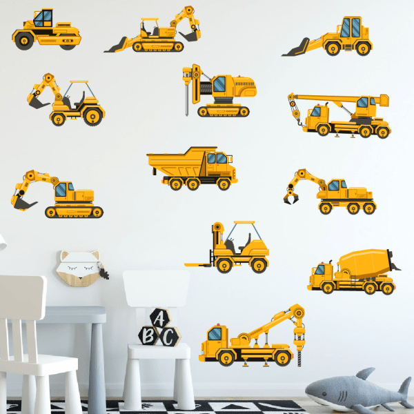 1PCS (30X90CM) Cartoon Cars Planes Wall Stickers, Kids Room Nursery Removable Stickers (AF5610)