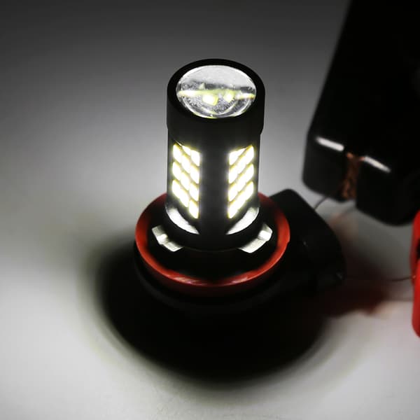 2x H11/H8 42 SMD LED Hvit 2835 Canbus Feilfri Tåkelyspære