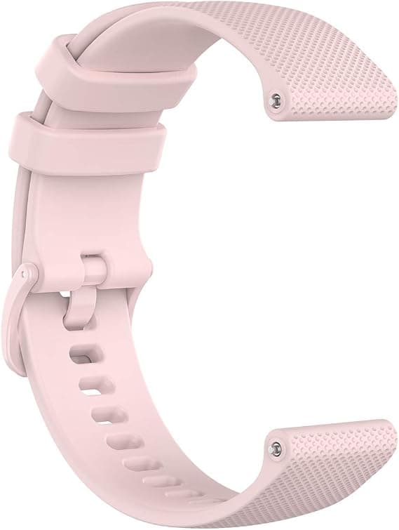 20 mm rosa pulver silikonarmbånd fleksibelt hurtigspenne silikon