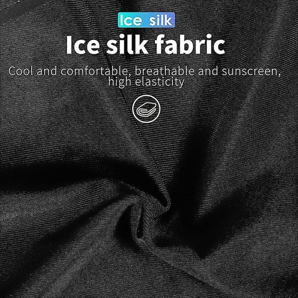 Isilkesärmar Kompatibla Med Sommar Utomhussporter, Anti-UV Jumperärmar, Storlek XL