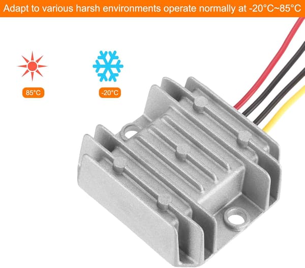 DC 24V - 12V tehomuunnin 5A 60W Step Down