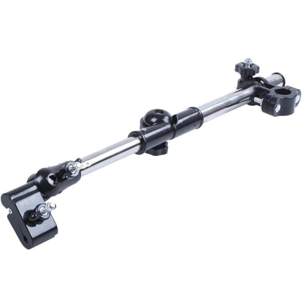 2-seksjons rullestol barnevogn sykkelsete holder paraplystativ (maks. lengde 45 cm)
