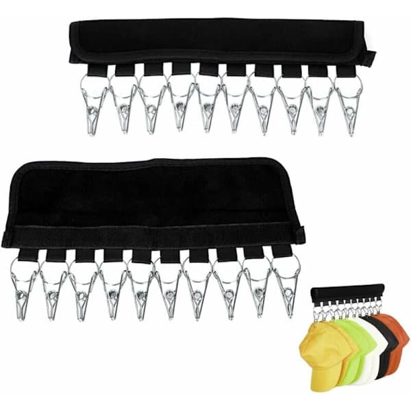 Wall Mounted Cap Holder 2 pcs Cap Organizer Hanger Storage Cap Holder Baseball Caps Cap Organizer for Hanger Holder Cap Organizer