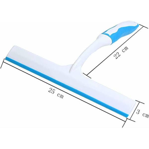Cleaning Mop Brush Squeegee Squeegee for Home Bathroom Kitchen Car Glass Blue
