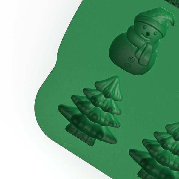 30-delt silikoneform-sæt til jul, velegnet til kager og chokolade Röd
