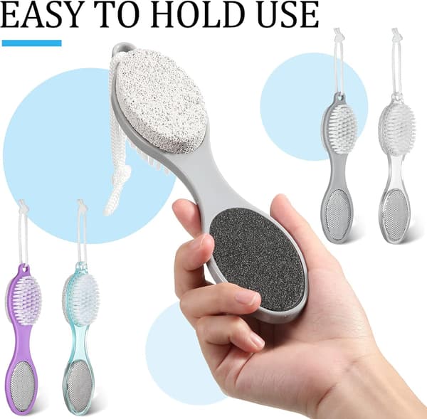 4 stk fotscrubber