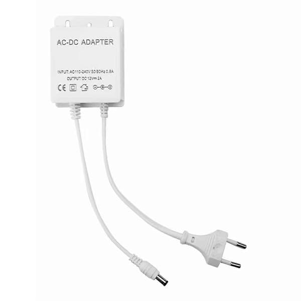 AC 110-240V Input DC 12V Output Power Supply EU Plug Waterproof Charger for CCTV Security AHD Analog Ip C