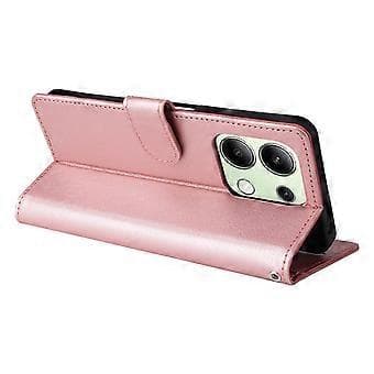 PU-läder Plånboksfodral med Ställ för Xiaomi Redmi Note 13 4G Style B Style B