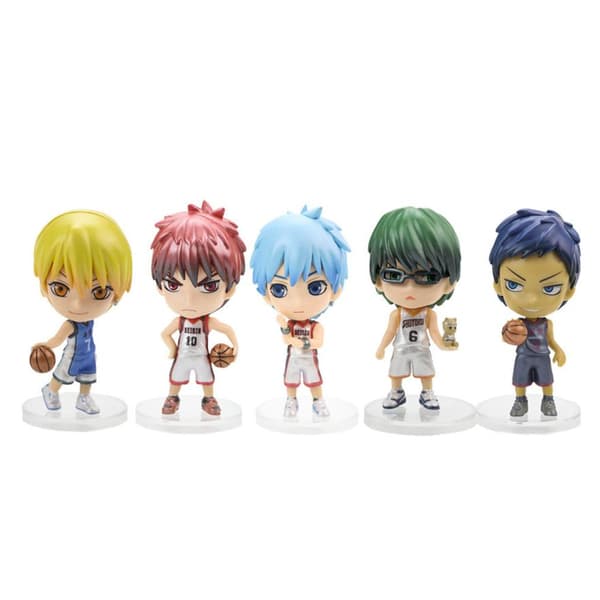 5 stk. Sæt Kurokos Basketball Legetøjsdukke Anime Samling