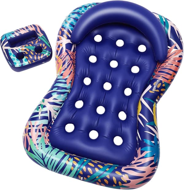Inflatable Whale Pool Toy, Pool Toy with Cup Holder, Pool Toy