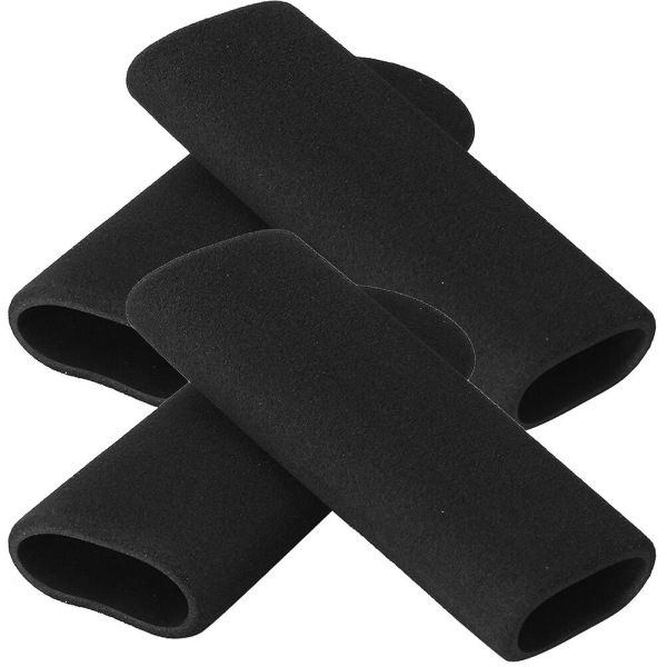 4pcs Motorcycle Handlebar Sponge Covers Motorcycle Handlebar Grips Non-skid Handlebar SleevesBlack12