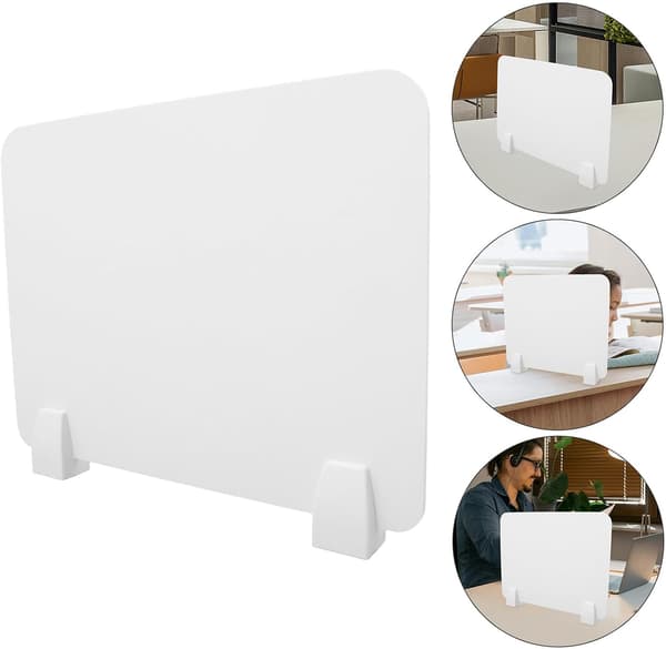 Desk Divider for Students Sneeze Guard for Desk Privacy Screen