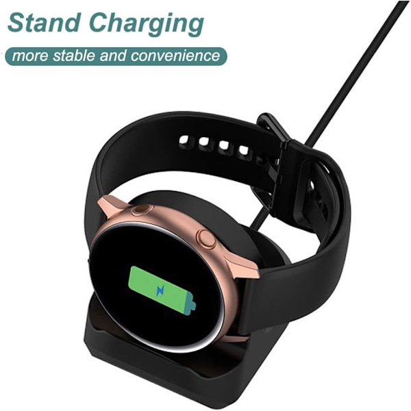 Silikonladdningsställningsdockhållare med halkfri bas för Classic/3/Active 2/Active Smartwatch-laddare