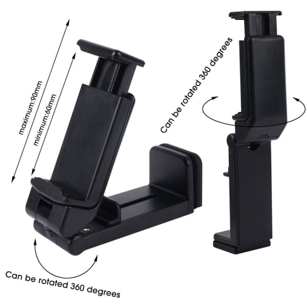 Klemmeholder for mobiltelefon til fly