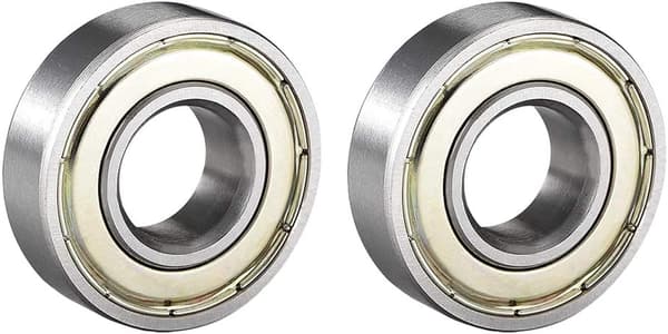 4 st 6001ZZ dubbelsköldat kullager 12mm x 28mm x 8mm kolstål
