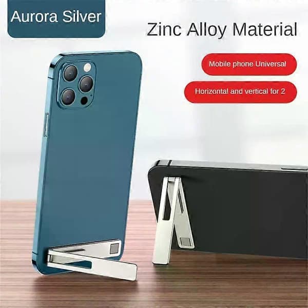 Magnetic Cell Phone Holder, Multi-Angle Adjustable, Stable and Solid Support, Compatible with All Smartphones, Foldable Phone Stand Style C Style C